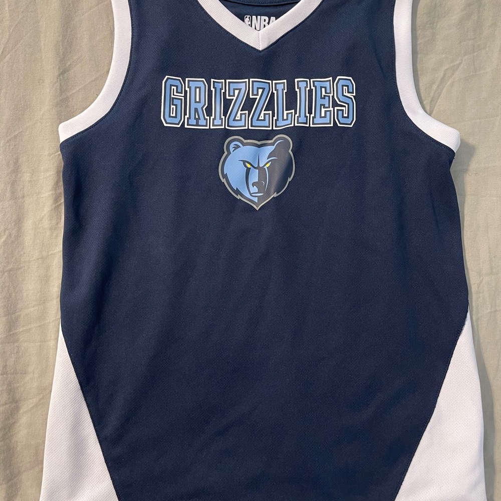 NBA Grizzlies Kids' Blue and White Jersey